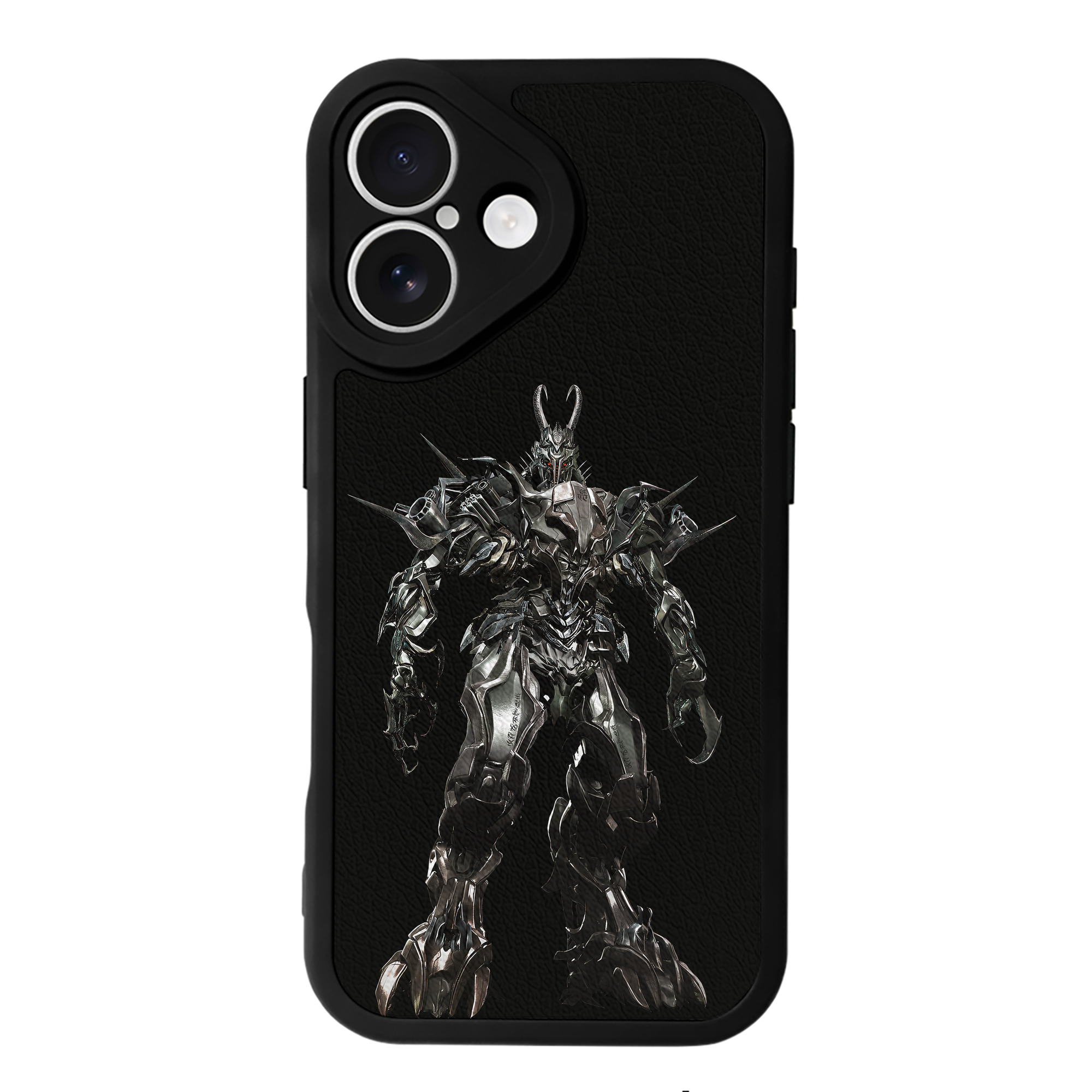 （画像用） Transformers トランスフォーマー 【iPhone 16シリーズ対応】シリコンスマホケース（レザー調） 材質：シリコン